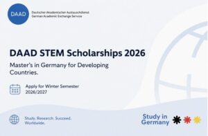 daad-stem-scholarships-2026